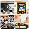 Black Fabric Bulletin Board Background Roll for Classroom, 16" x