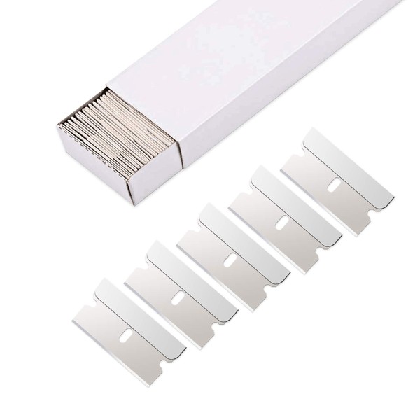 EHDIS 100pcs Razor Blades Single Edge Stainless Steel Razor Blades