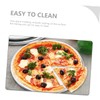 Operitacx Metal Pizza Pan Heat Resistant Oven Tray Durable Non
