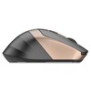 Wireless Mouse Quiet Cool Ergonomic Black/Gold