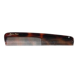 Women's Comb Acetate Havana Amber 19.5 cm Made in France (51)