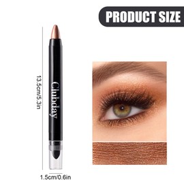 Eye Brightener Stick for Mature Women – Creamy Eyeshadow with Quick Eye Lift Effect, Hypoallergenic, Waterproof & Long Wear,Double head design - Eyeshadow tool and pearl eyeshadow (B)