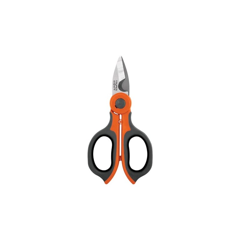 Truper Expert TIEL-6, Tijera 6" para electricista cortes limpios sin