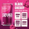 Zevia Zero Sugar Soda, Black Cherry, 12 oz Cans (8-Pack)