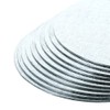 Culpitt Thick Round Turn Edge Cake Cards, Cake Boards, Silver