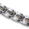 RainSo Scorpion Claw Men's Stainless Steel Magnetic Bracelet - Silver