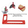 Carpenter Square L Shape Aluminum Alloy Height Measuring Scribing 90°