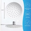 LSOTRAIN Ducha Lluvia Alta Presión Cabezale Ducha Acero Inoxidable
