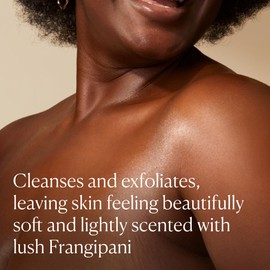 ELEMIS Frangipani Monoi Salt Glow 490g, Tropical Body Scrub To Exfoliate & Hydrate for Radiant Skin