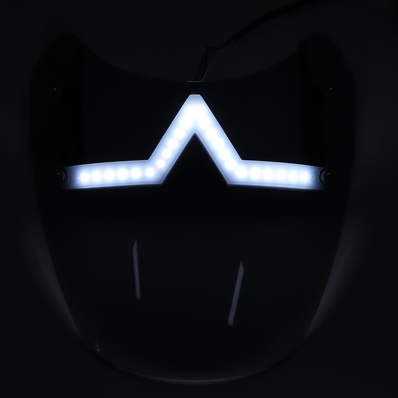 Motorcycles Wind Deflector Front Windshield W/V Lights LED Turn Signals