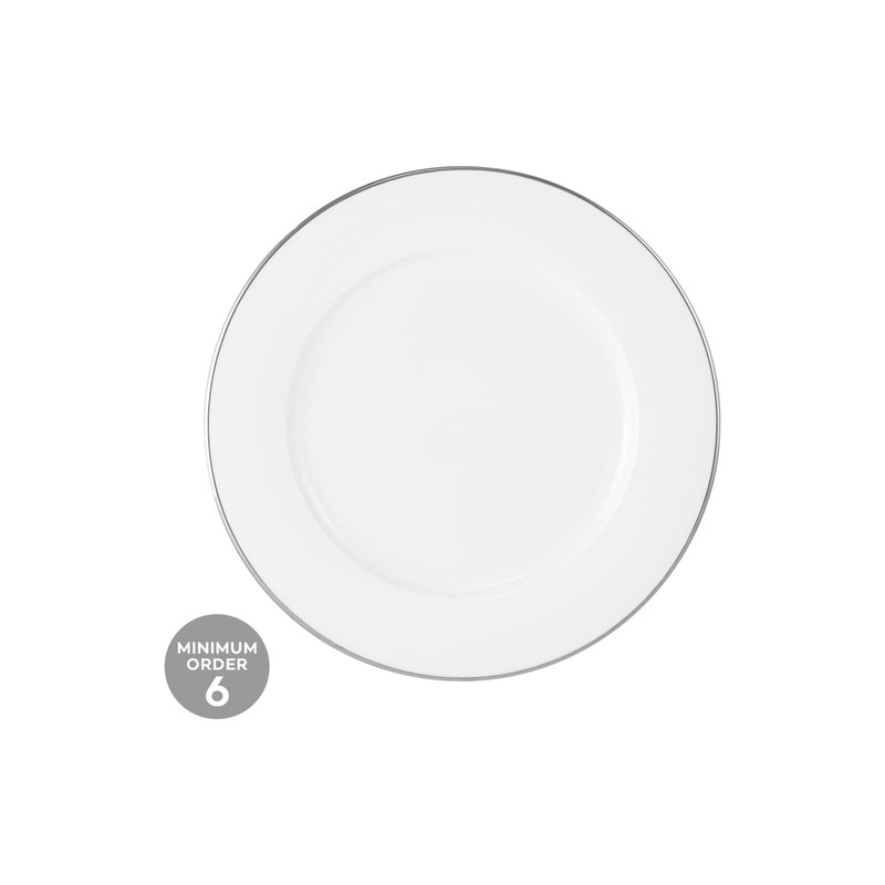Maxwell & Williams White Platinum Rim Side Plate 19cm Platinum