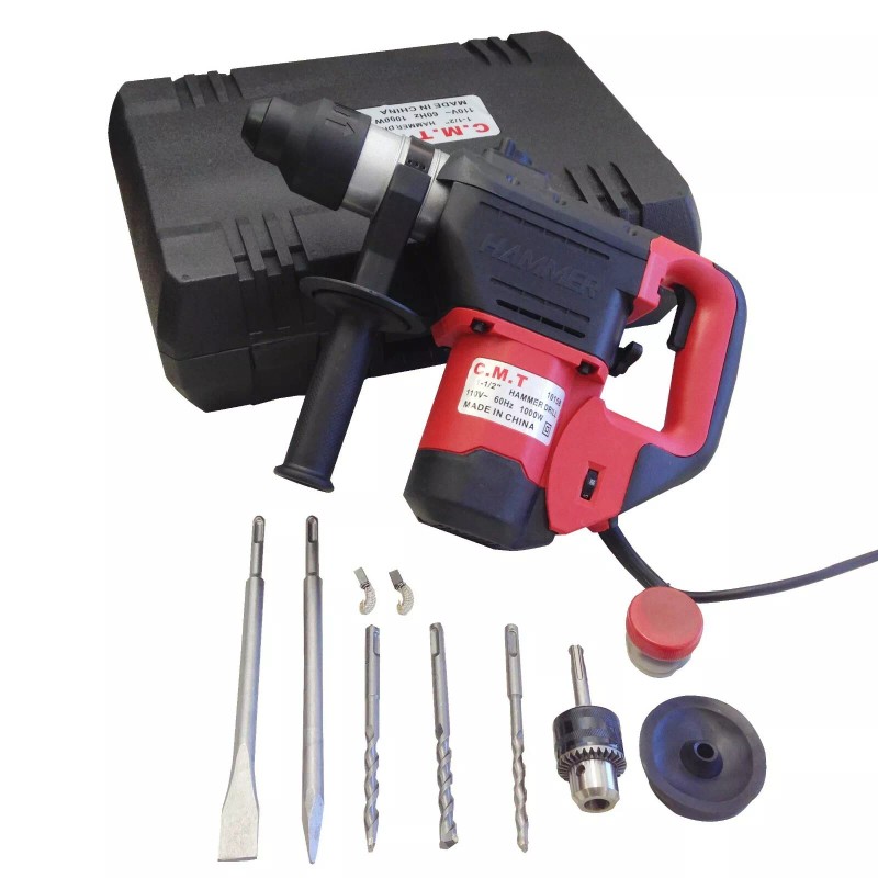 CMT 1000 WATTS 1-1/2'' ELECTRIC ROTARY HAMMER DRILL SDS DEMOLITION