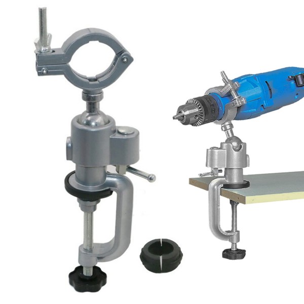 aleawol Drill Stand, 360 Degree Rotation, Drill Holder, Stand, Router,