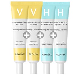 Real Collagen Triple Effect Eye Cream 40mlx4 Wrinkle Improvement Function - 13. 2 Vitamins + 2 Hyal Eye Creams / 리얼콜라겐 트리플 이펙트 아이크림 40mlx4개주름개선 기능성 - 13.비타민 2개+히알 아이크림2개