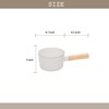 FYUEROPA Enamel Milk Pot, Butter Warmer Non-stick Mini Saucepan, 4.7