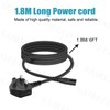 Power Cable Lead Plug Replacement for Brother Thermal Label Printer