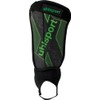 UHLSPORT Unisex - Adult Flex Plate Shin Pads, Black/Fluo Green/Silver,