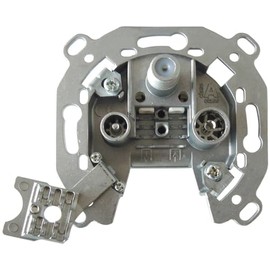 Televes kmd12st Outlet Box – Cash Register (2004/108/CE (EMC), 73/23/CEE (LVD), 93/68/CEE) Metallic