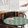 Outdoor round tablecloth with elastic band, diameter 36 inches (90