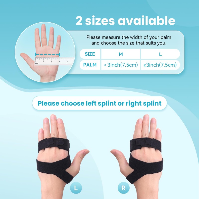 DrFinger Finger Ulnar Deviation Splint Brace, Finger Joint Deviation Orthopedic