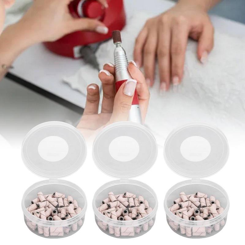 Nail Art Sanding Caps Dead Skin Removal Manicure Polishing Grinding