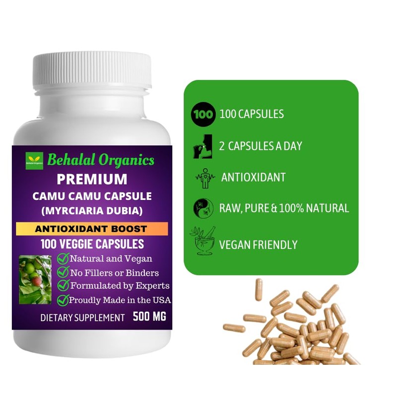 Behalal Organics Behalal Organics Camu Camu Quick Release Capsules