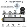 Mini Morse Radio Key CW HAM Send Telegram Double Paddle