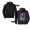 EMT Firefighter Paramedic Firefighter Gift EMS Back Print Pullover Hoodie