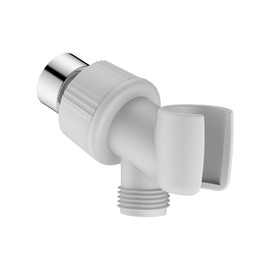 Shower Head Holder for Handheld Shower Head, Adjustable Shower Arm Mount for Connecting Shower Arm and Shower Hose，Shower Wand Holder with Universal Wall Hook Bracket and Pivot Ball