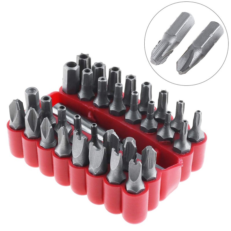 ChgImposs 33 Piece Screwdriver Bit Set, Security Screwdriver Tool Kit