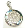 Silberschmuck - BG Flower of Life Abalone Shell Sterling Silver