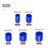 sourcing map 25pcs Round Rubber End Caps 6mm 9mm 12mm