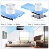 Hose Vary Upgraded Glass Panel, 4inch Window Wall Extractor Fan,