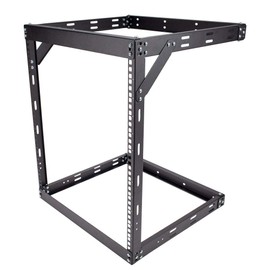 RackSolutions 12U TechEdge Wall Mount Rack – 18" Depth for Secure Networking Equipment Storage