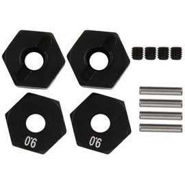 Wheel Hex Hub, Eco-friendly Crawler Wheel Hex Hub, 4 Pieces High Performance Abrasion Resistant Durable RC Crawler RC Wheels (9.0mm)
