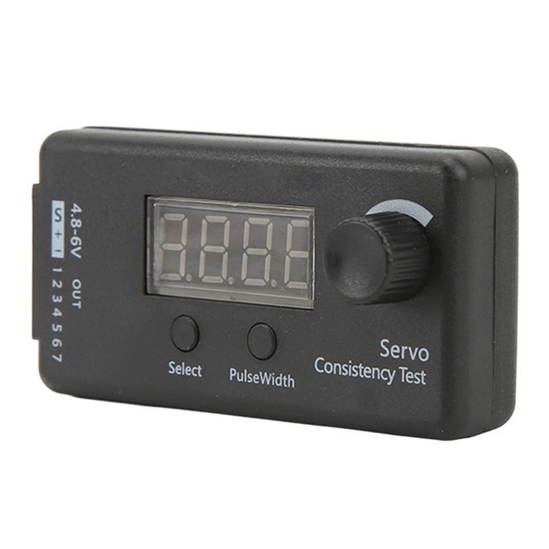 Digital Servo Tester 3 Modes High Accuracy Black Plastic Servo