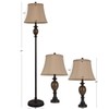 Decor Therapy Mae Table and Floor Lamp Set, Huntington Bronze