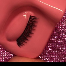 Fluffy strip lashes 21mm - Specification: Short bottoms