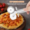 5 Wheel Pastry Cutter, Expandable Stainless Steel Dough Cutter Wheel