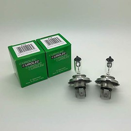 2 x Eurolec H4 475 Halogen Headlamp Headlight Truck Lorry Bulb 24v 75/70w P43T