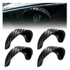 4PCS Curved Carbon Fiber Backup Camera Rain Shield for Commuting
