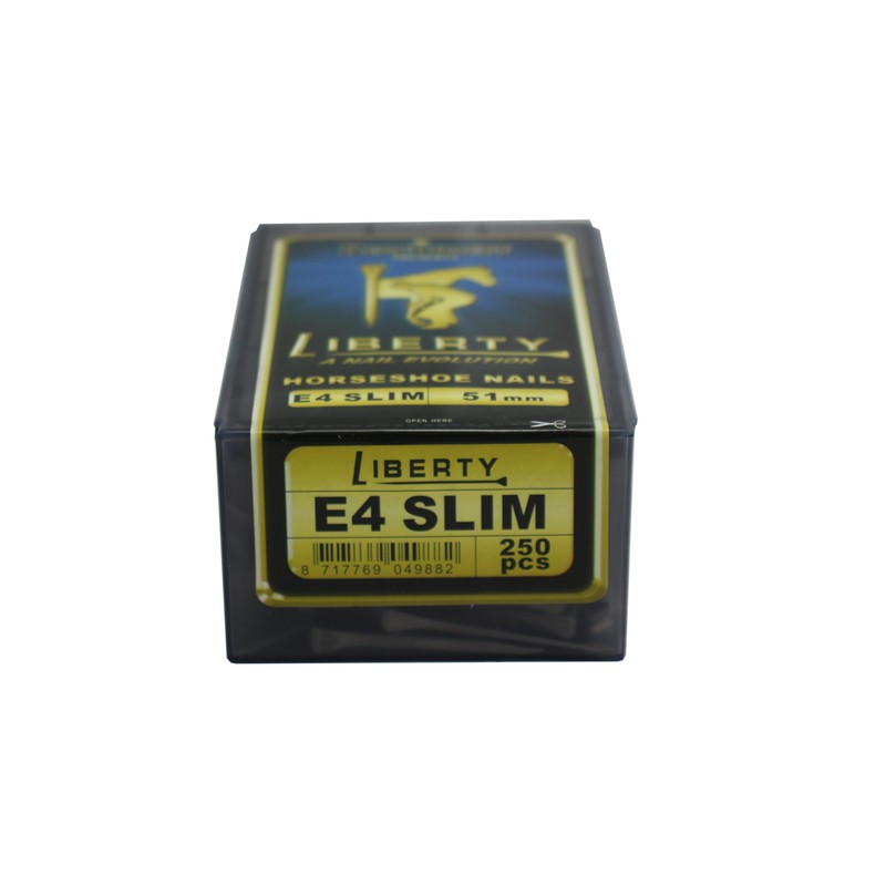 Liberty E4 Slim Horseshoe Nails 250 Count Box