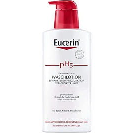 Eucerin pH5 Wash Lotion with Pump for Body and Face 400ml Lotion