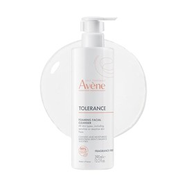 Avène Tolerance Daily Foaming Facial Cleanser, For All Skin Types Including Sensitive, Reactive Skin, Glycerin & Niacinamide Daily Use Face Wash, Fragrance-Free, Dermatologist Tested, Non-Comedogenic