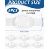 JIPUKE 6Pcs Transparent Eye Patches for Adults After Cataract Surgery,