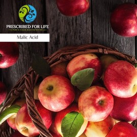 Prescribed for Life L Malic Acid Powder, 100% Pure Malic Acid, Supports Energy and Endurance, USP Grade, Gluten Free, Vegan, Non GMO (8oz / 227g)