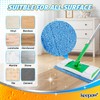 KEEPOW Microfiber Mop Pads for Swiffer Sweeper Mops, Reusable &
