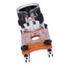 Woodworking Router Base with Transparent Cover Milling Cutter Slotting Bracket