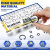 Erzekrim 261 Piece C-Clip Retaining Ring Set 24 Different Sizes