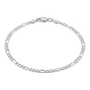 KISPER Solid 925 Sterling Silver Chain Bracelets for Women, Waterproof